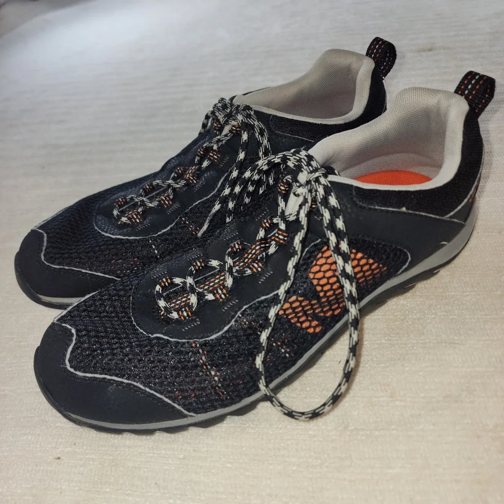 Merrell Performance Footwear Mens Trail Running Shoes Black Orange J289763C